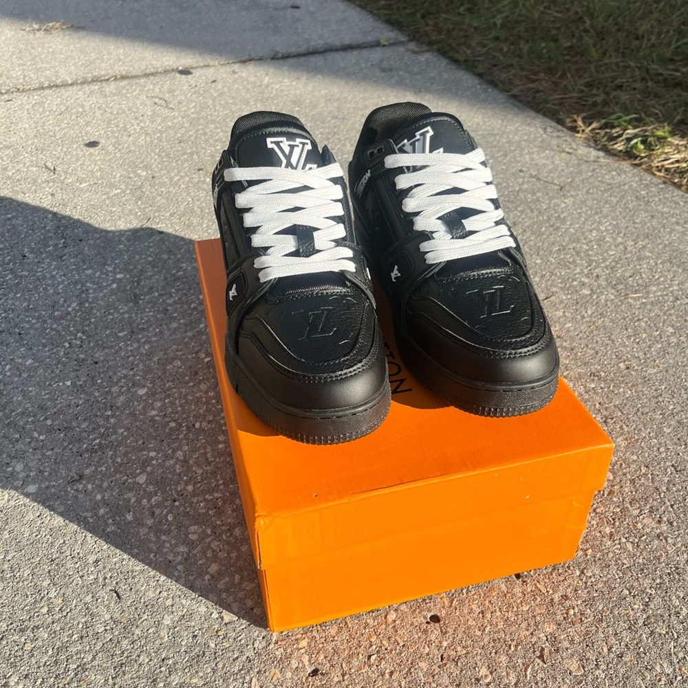 Louis Vuitton black trainers